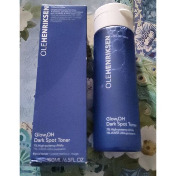 BNIB~OLEHENRIKSEN Glow 2OH Dark Spot Toner~6.5 fl. oz.~$35 Retail~ - Picture 1 of 3
